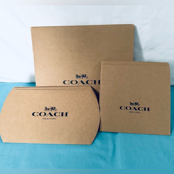 Coach Accessories - 8pc Coach gift boxes NEW